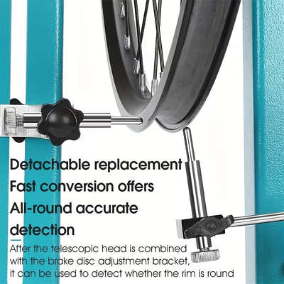 DS BS Bicycle Wheel Truing Stand High Carbon Steel Maintenance Rack