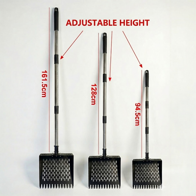 DS BS Metal Garden Spade Shovel Carbon Steel Head for Backyard Digging