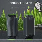 DS BS Magnetic Fish Tank Brush with Double Sided Scraper Size - L