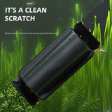 DS BS Magnetic Fish Tank Brush with Double Sided Scraper Size - L