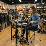 DS BS Drum Stool Saddle Throne Double Braced Tripod Base