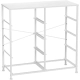 DS BS 8 Drawers Steel Frame Fabric Storage Chest- Gray