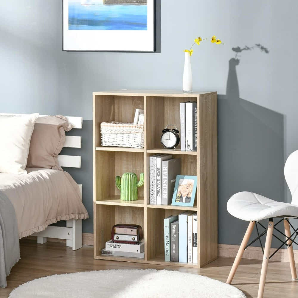 DS BS 6 Cubes Storage Bookcase Organizer