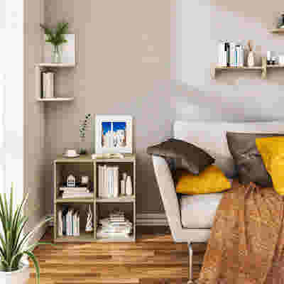 DS BS 4 Cubes Storage Bookcase Organizer