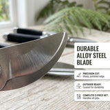 DS BS 5-Piece Gardening Tool Set | Black + Steel Color