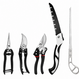 DS BS 5-Piece Gardening Tool Set | Black + Steel Color