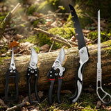 DS BS 5-Piece Gardening Tool Set | Black + Steel Color