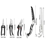 DS BS 5-Piece Gardening Tool Set | Black + Steel Color
