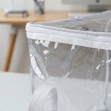 DS BS 2-Pack Clear Storage Bags | Cream White, Large