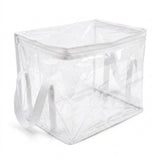 DS BS 2-Pack Clear Storage Bags | Cream White, Large