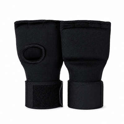 DS BS Half Finger Gel Boxing Hand Wraps | Black