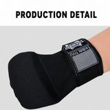 DS BS Half Finger Gel Boxing Hand Wraps | Black