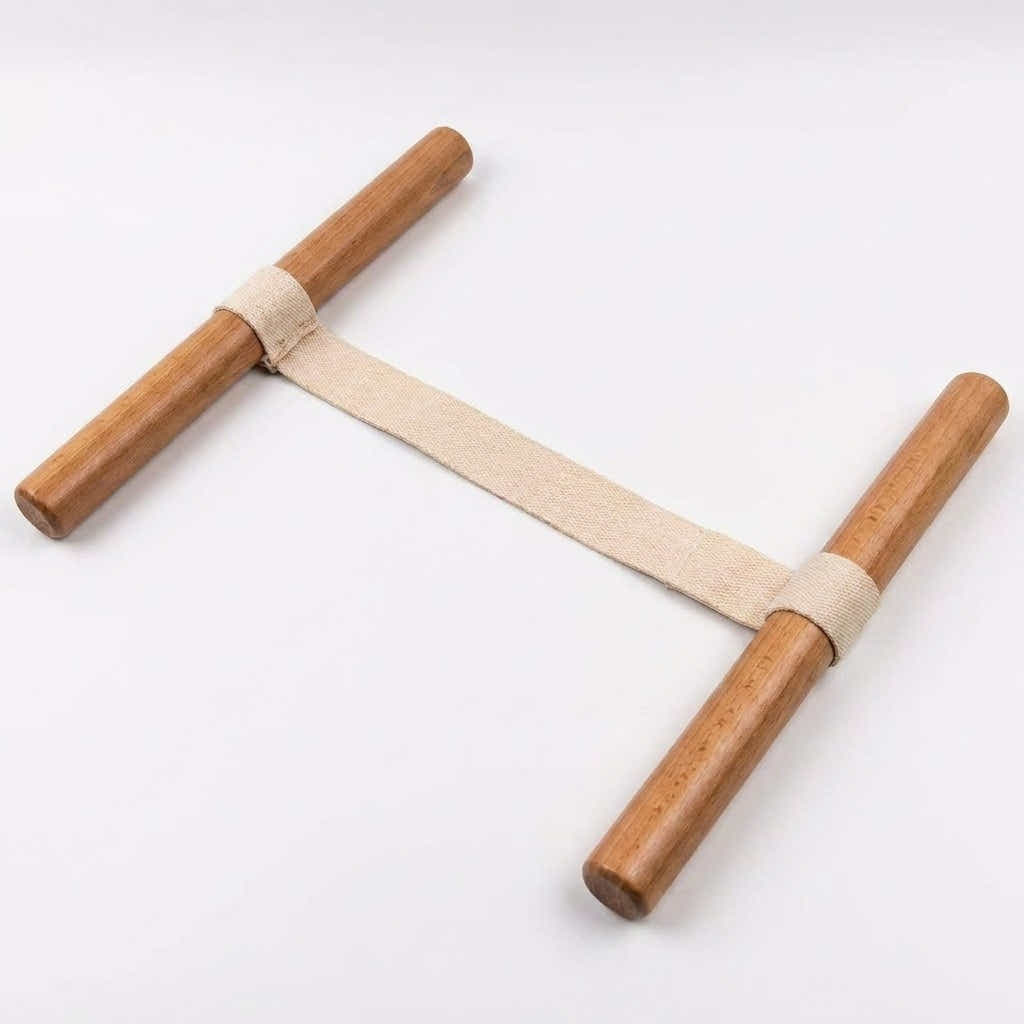 DS BS Professional Natural Wood Fitness Stretching Band