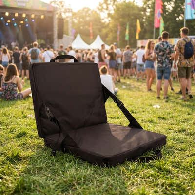 DS BS Outdoor Folding Cushion | Black