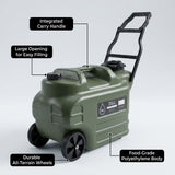 DS BS Wheeled Camping Water Jug | Green