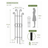 DS BS 4 Pcs Metal Garden Trellis for Climbing Plants