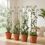 DS BS 4 Pcs Metal Garden Trellis for Climbing Plants