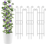 DS BS 4 Pcs Metal Garden Trellis for Climbing Plants