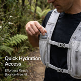 DS BS Running Hydration Vest Backpack | Light Gray
