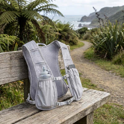 DS BS Running Hydration Vest Backpack | Light Gray