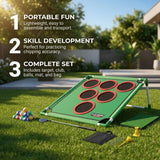 DS BS Golf Game Target Hitting Mat Play Set - Portable