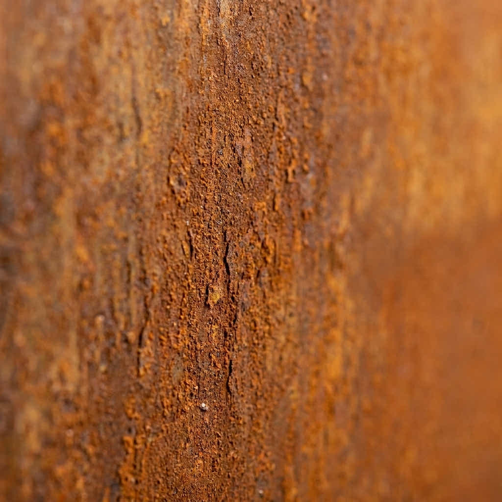 DS BS Square Corten Steel Planter Box | Rusted finish