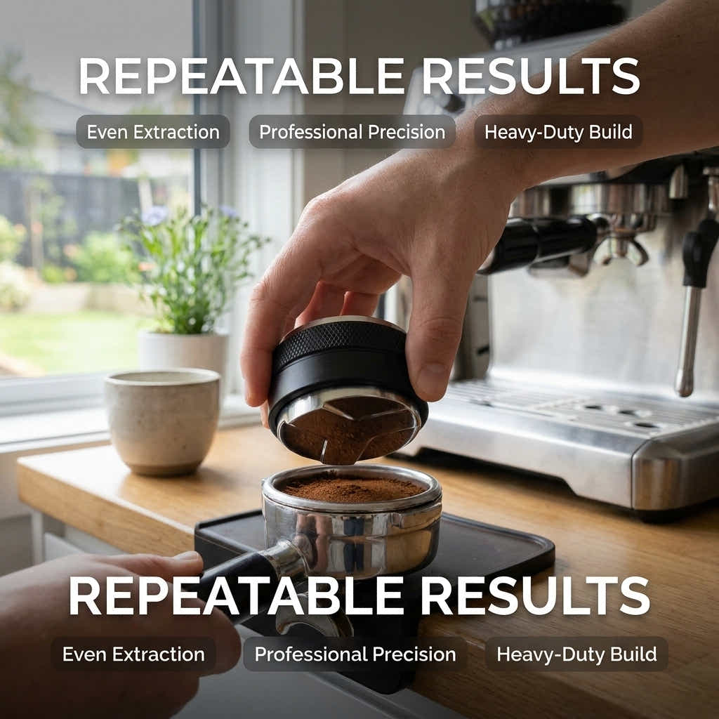 DS BS 58mm Dual-Head Coffee Distributor & Tamper
