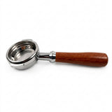 DS BS 58mm Bottomless Portafilter with Rosewood Handle