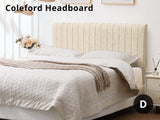 DS Coleford Headboard Chenile Beige Double
