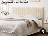 DS Coleford Headboard Chenile Beige Queen