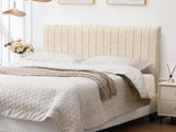 DS Coleford Headboard Chenile Beige Queen