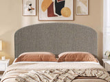 DS Xclusive Aylton Headboard Chenile Grey King
