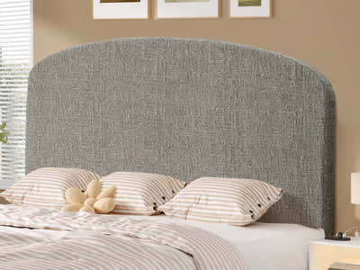 DS Xclusive Aylton Headboard Chenile Grey - Queen