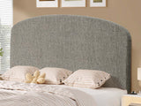 DS Xclusive Aylton Headboard Chenile Grey Queen