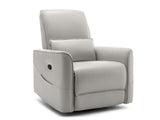 DS Rodger Air Leather Manual Recliner Chair Beige
