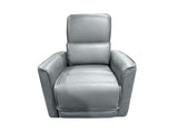 Rodger Air Leather Manual Recliner Chair - Grey