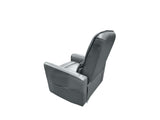 Rodger Air Leather Manual Recliner Chair - Grey