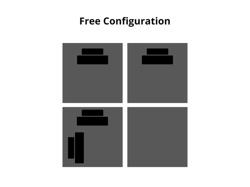 Suellen Sectional Sofa Set PU Black