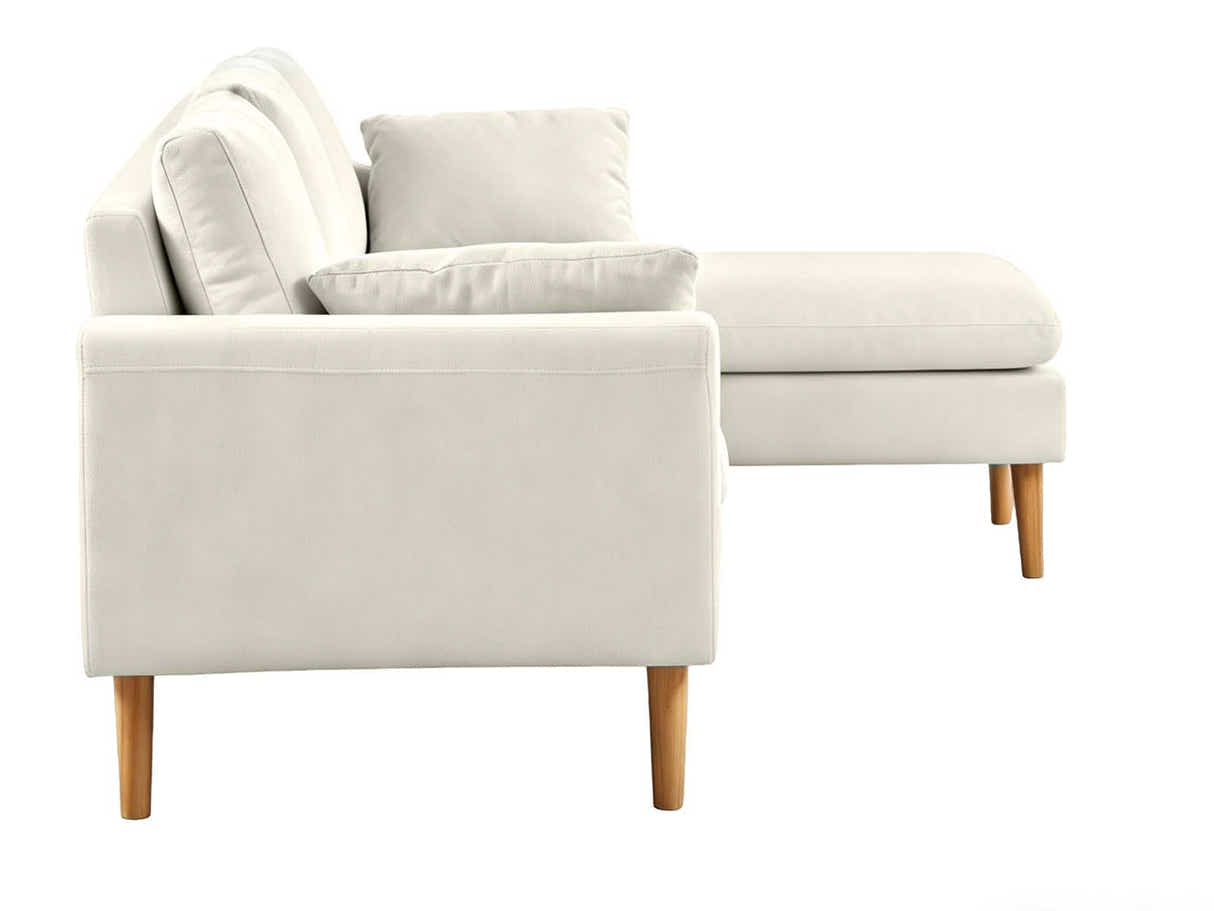 Darius Corner Sofa Linen - Cream