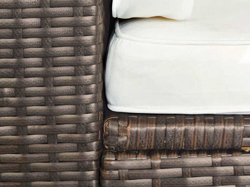 T Warren 7 pc outdoor sofa set beige