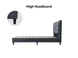 Eireen Bed Frame Grey - Double