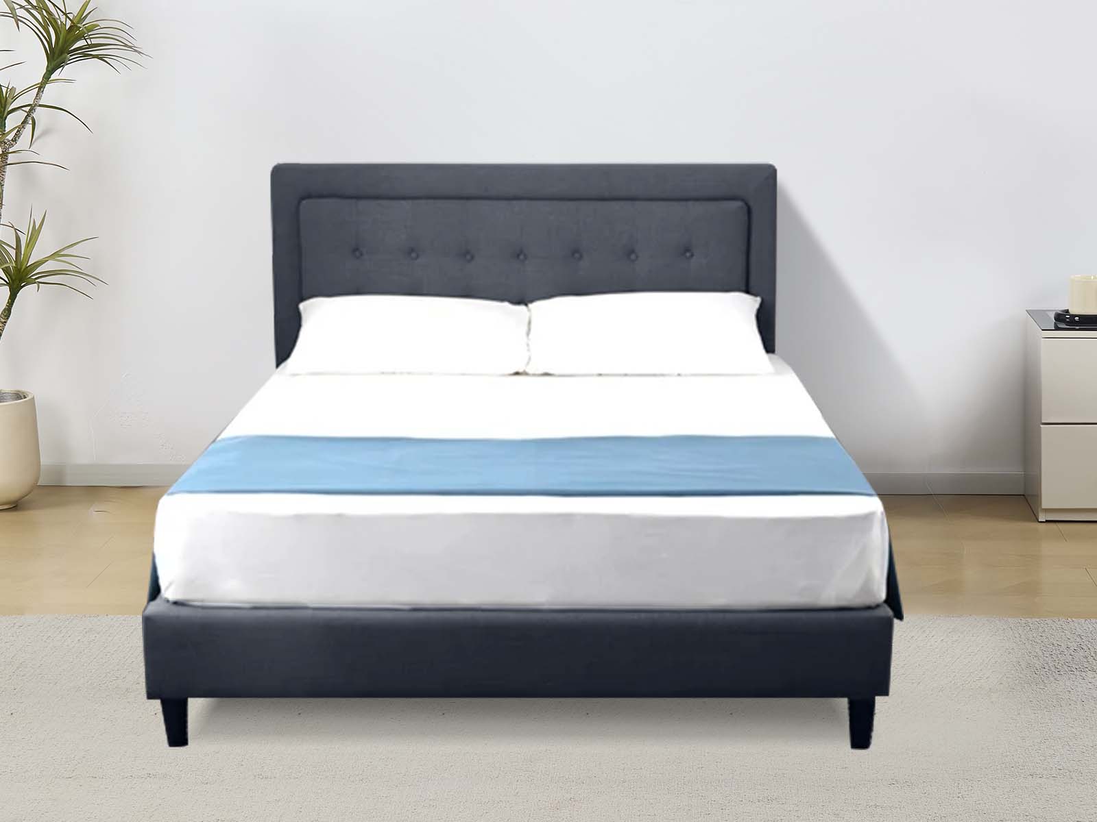 Eireen Bed Frame Grey - Double