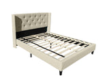 Cordelia Bed Frame Beige - Double