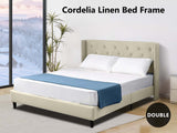 Cordelia Bed Frame Beige - Double