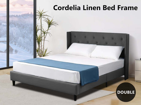 Cordelia Bed Frame Black - Double