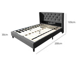 Cordelia Bed Frame Black - Double