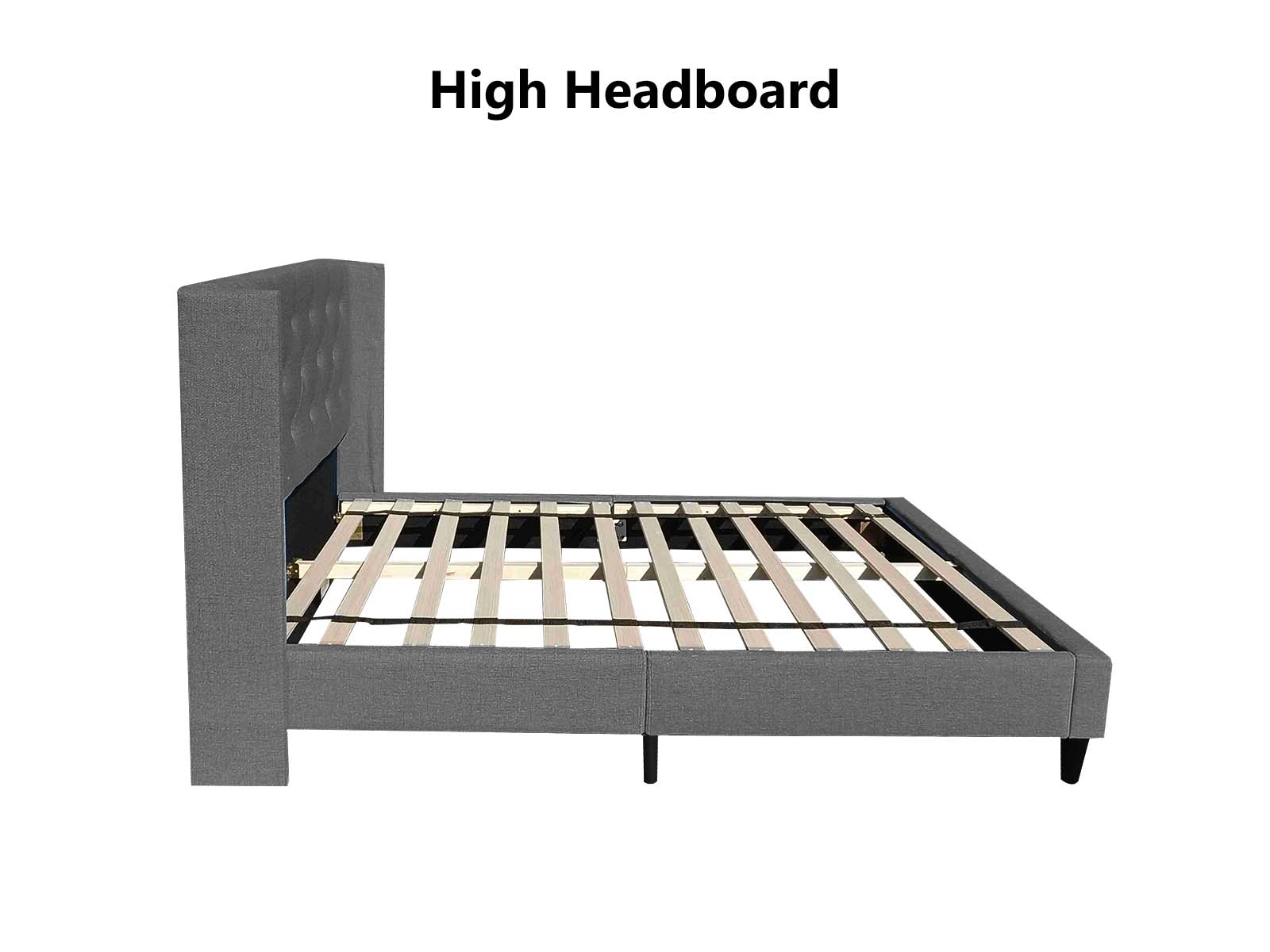 Cordelia Bed Frame Black - Double