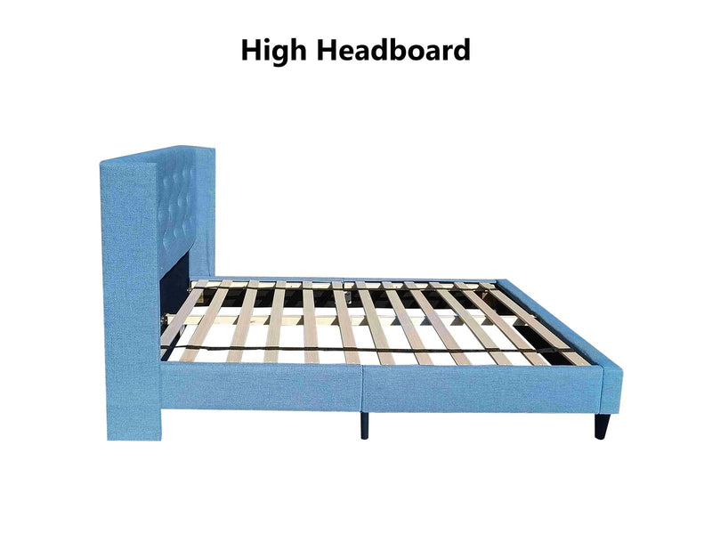 Cordelia Bed Frame Blue - Double