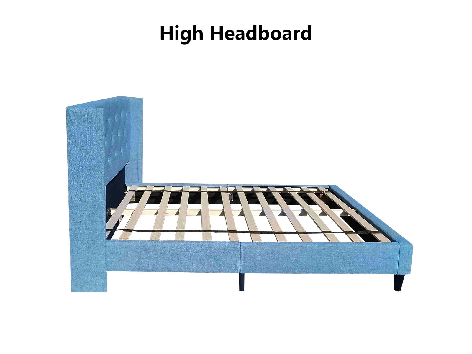 Cordelia Bed Frame Blue - Double