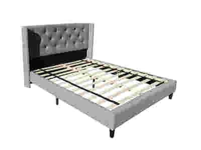 Cordelia Bed Frame Grey - Double
